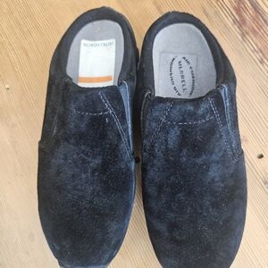 Merrel Black Suede Slip-Ons